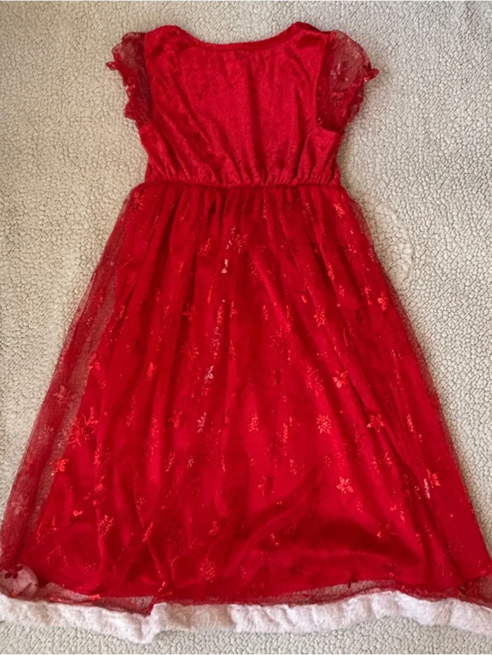 Disney Red Princess Dress with Multicolor Princess Art - Picture 3 of 7